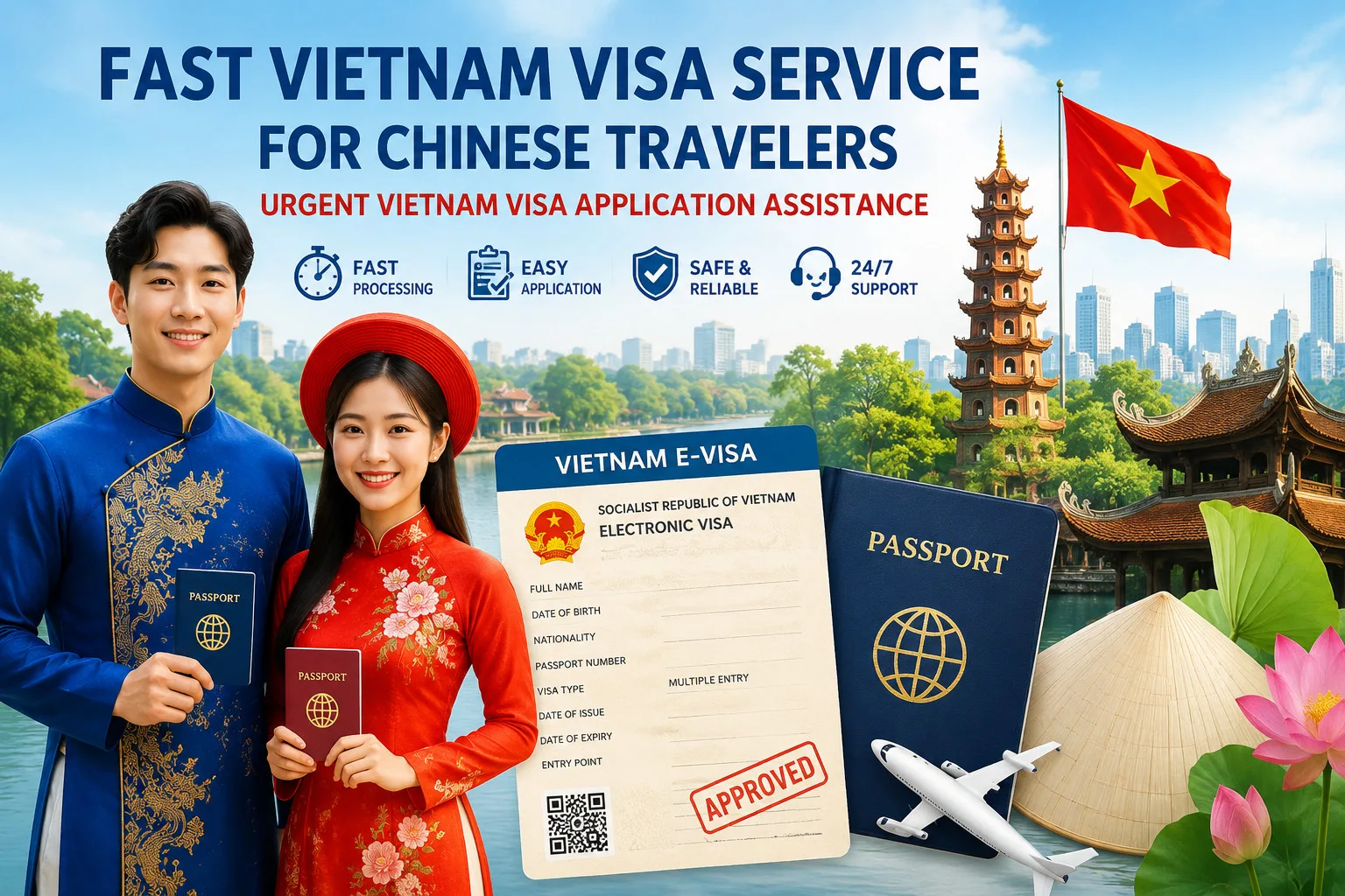 Fast Vietnam Visa Service For Chinese