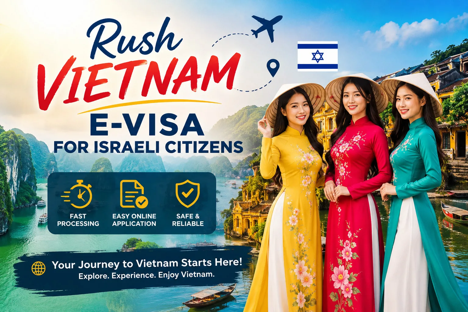 Rush Vietnam E-visa For Israeli Citizens