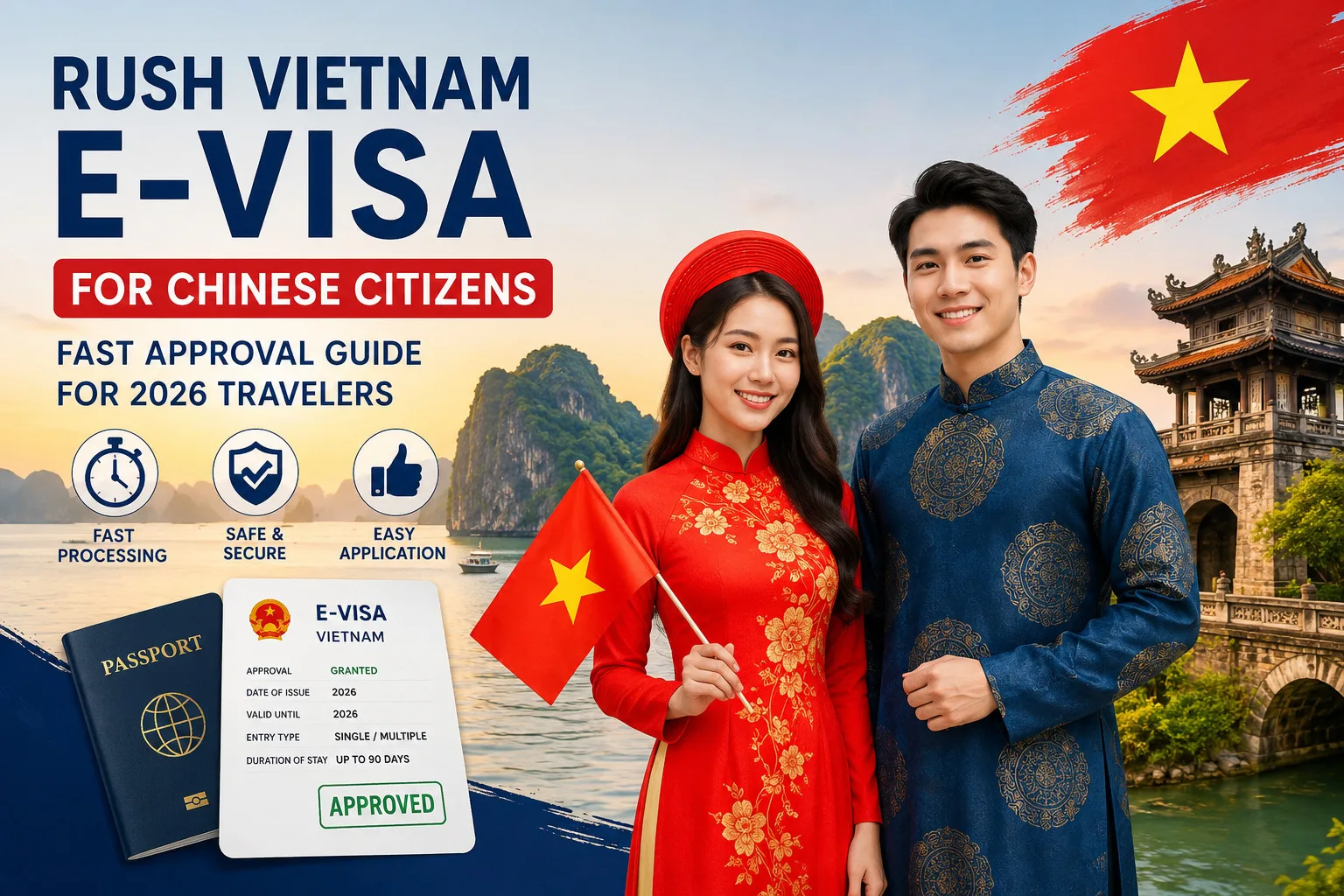Rush Vietnam E-visa For Chinese