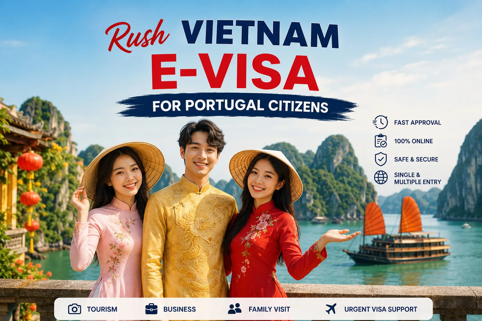 Rush Vietnam E-visa For Portugal