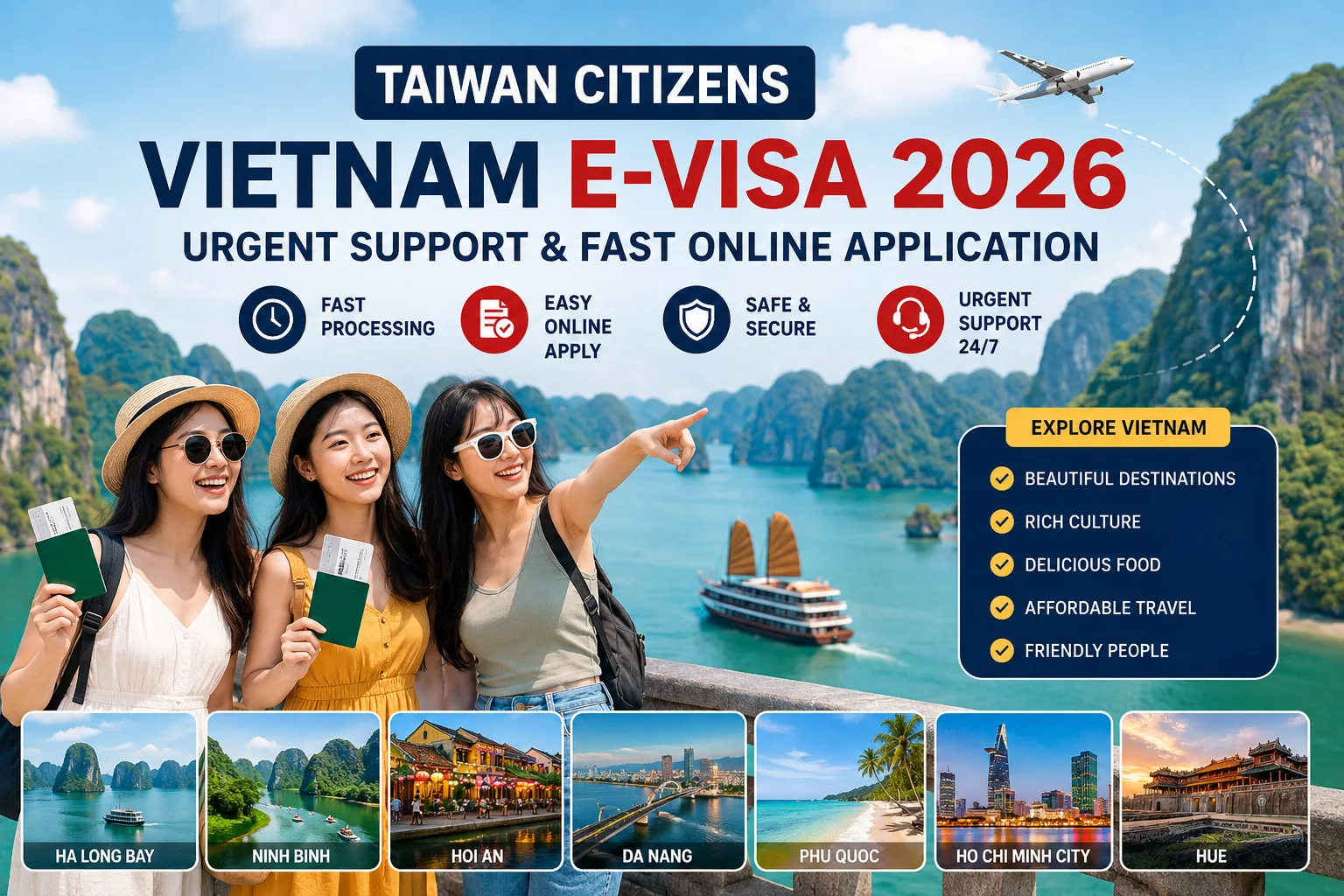 Taiwan Citizens Vietnam E-visa 2026