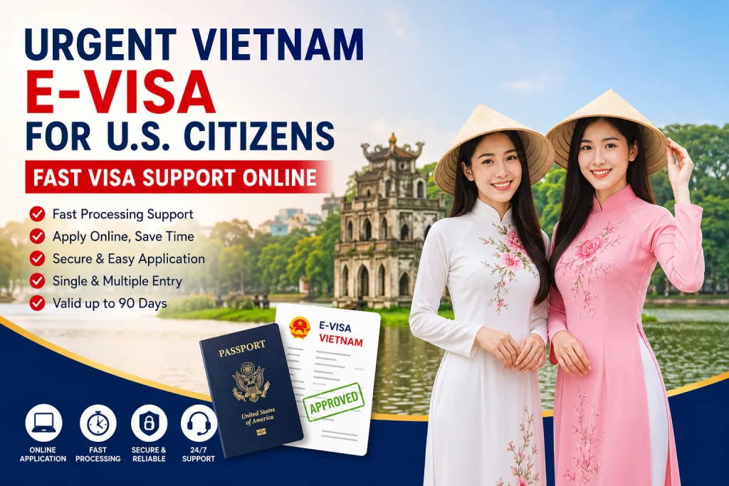Urgent Vietnam E-visa For U.s. Citizens