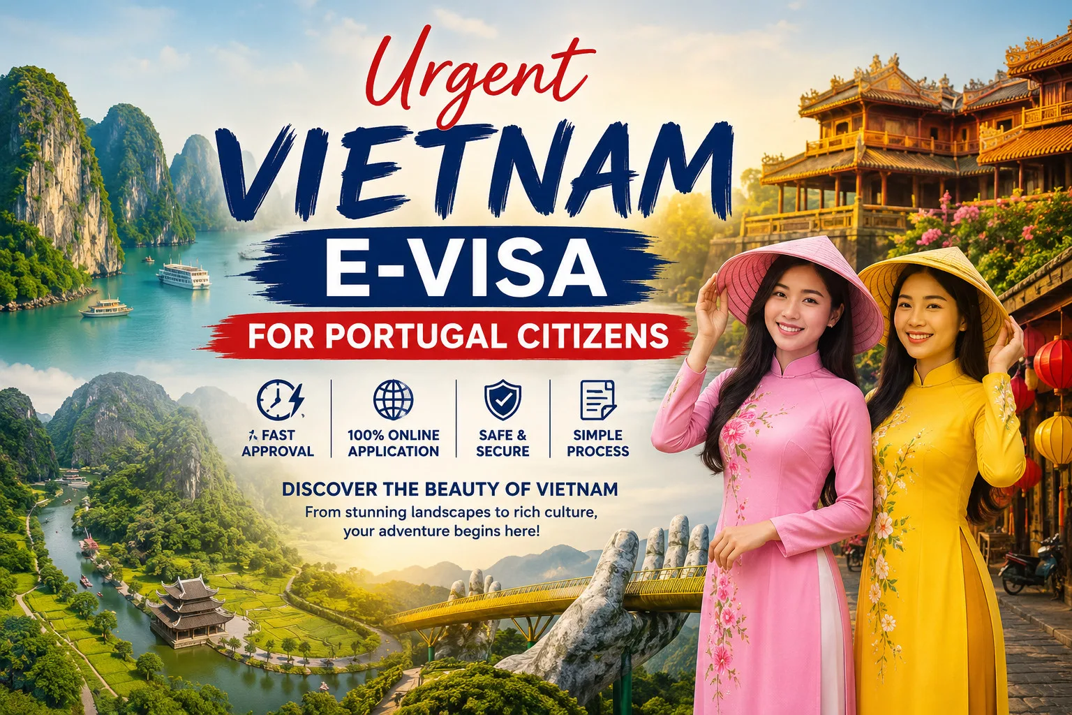 Urgent Vietnam E-visa For Portugal