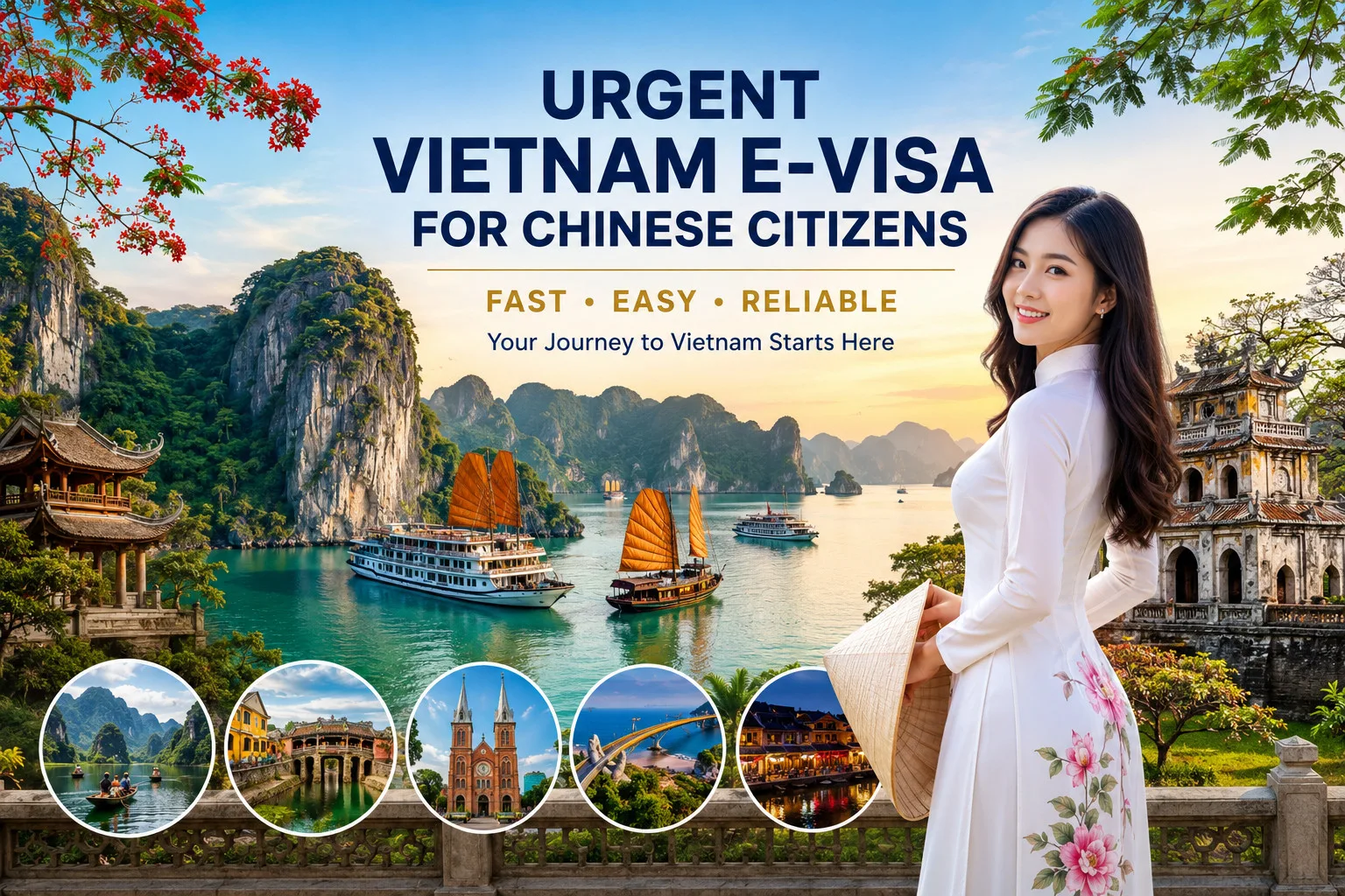 Urgent Vietnam E-visa For Chinese