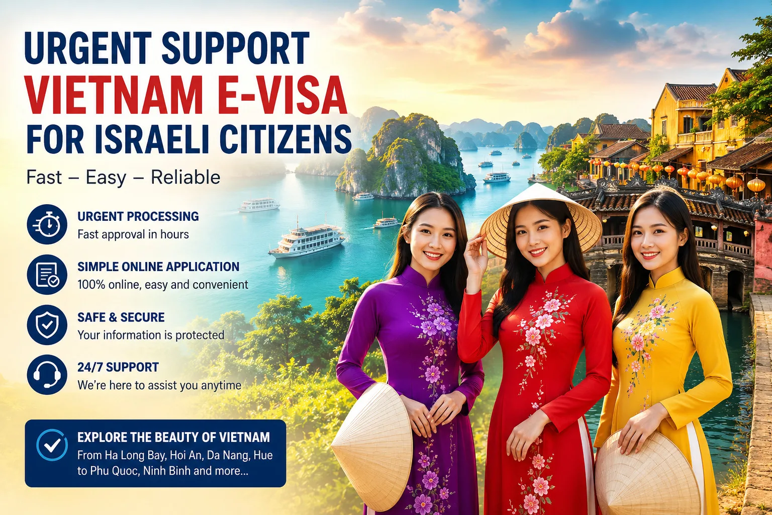 Urgent Support Vietnam E-vietnam For Israeli Citizens