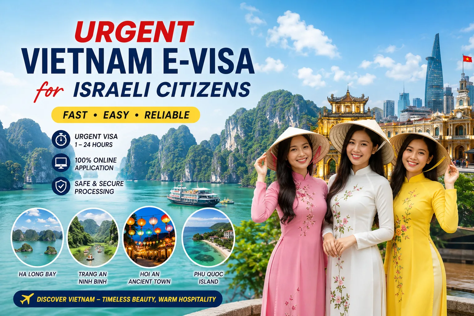 Urgent Vietnam E-visa For Israeli