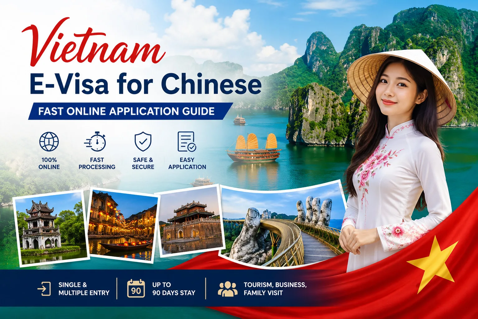 Vietnam E-visa For Chinese Fast Online Application