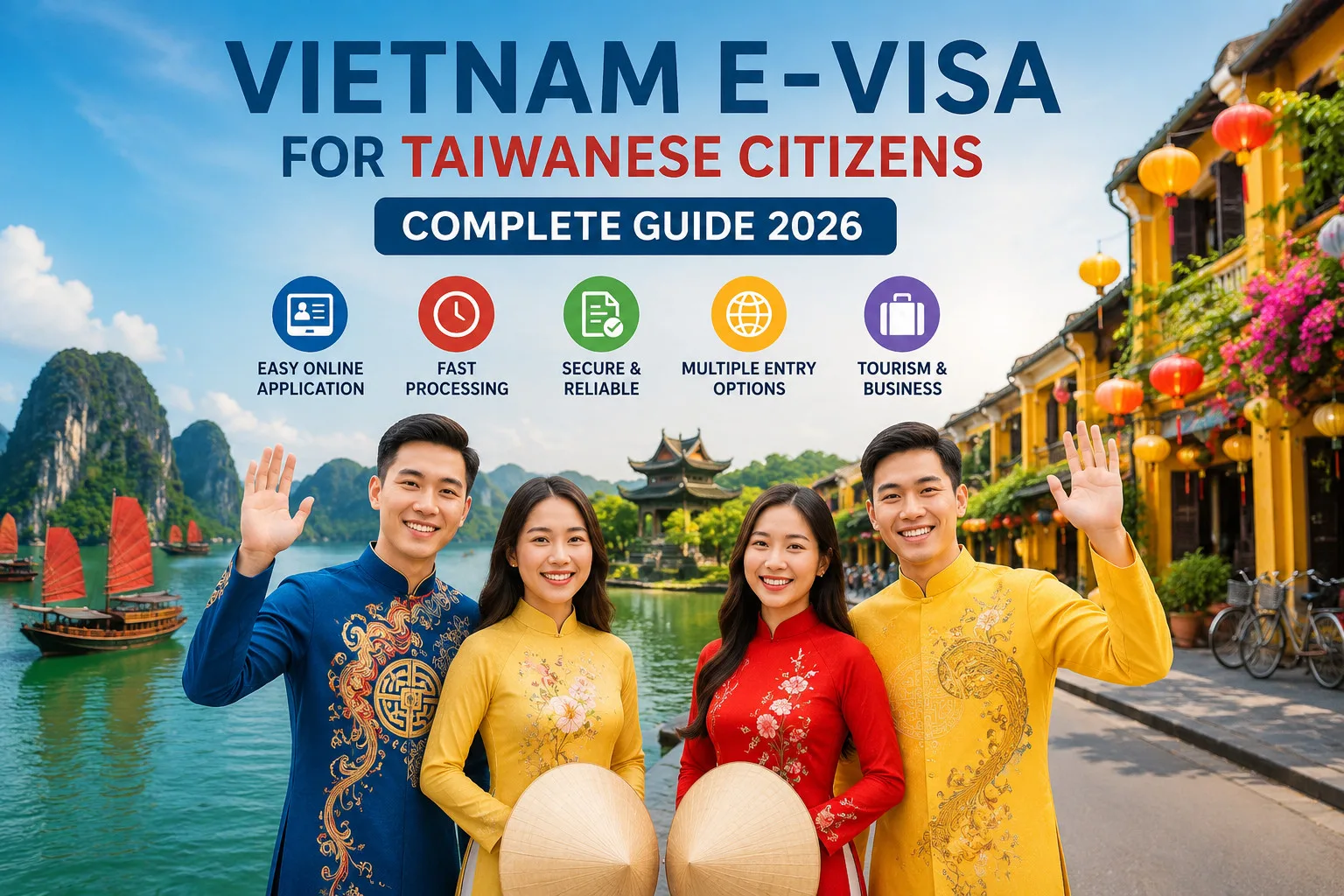 Vietnam E-visa For Taiwanese Cititzens