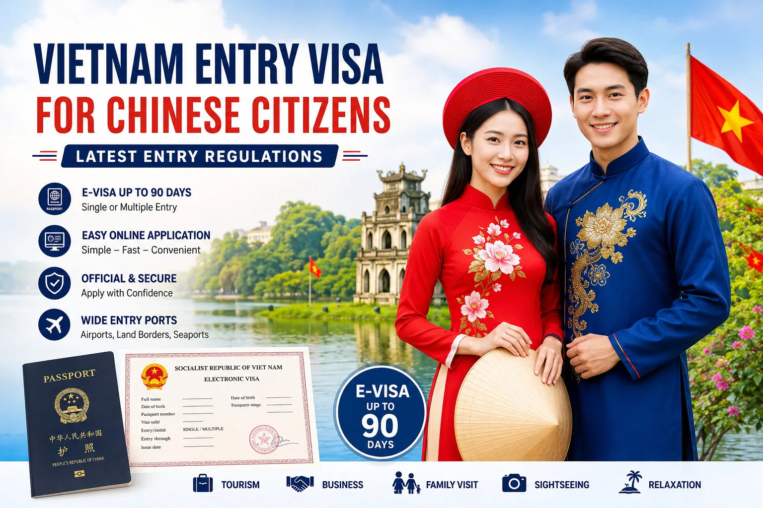 Vietnam Entry Visa For Chinese